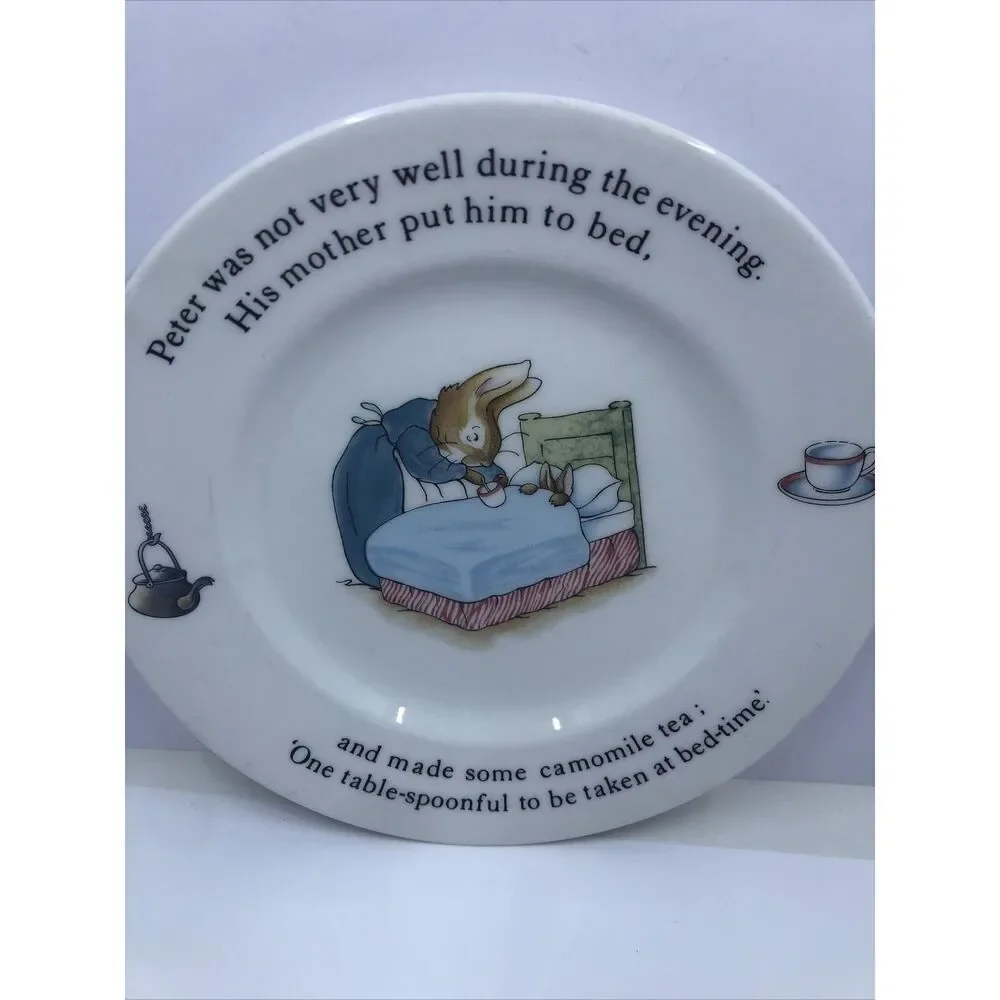 Peter Rabbit Nursery Plate by Wedgwood Plate 7”  - Beatrix Potter